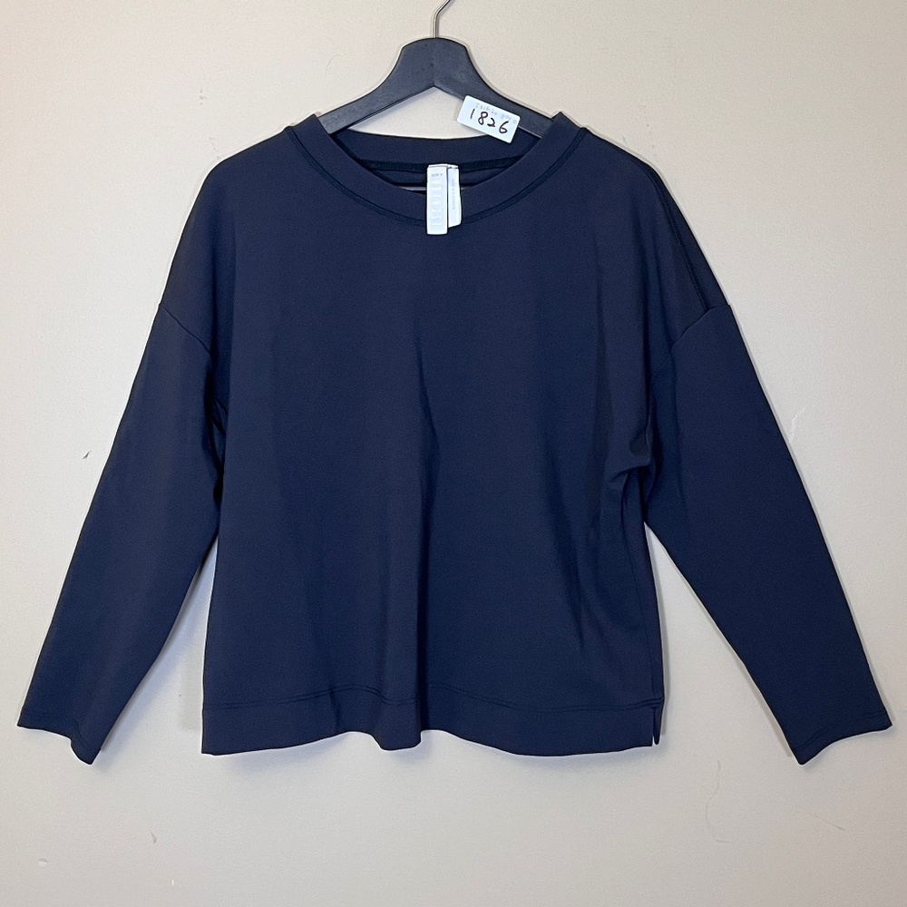Ischiko Crew Long Sleeve Pullover Shirt - Women's Size 0 / US 4-6 - Gray